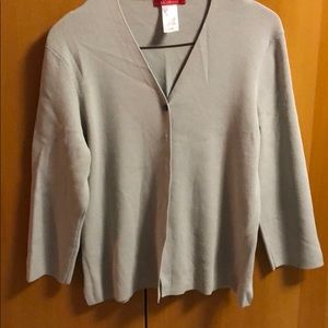 Ann Klein 3 buttons cardigan